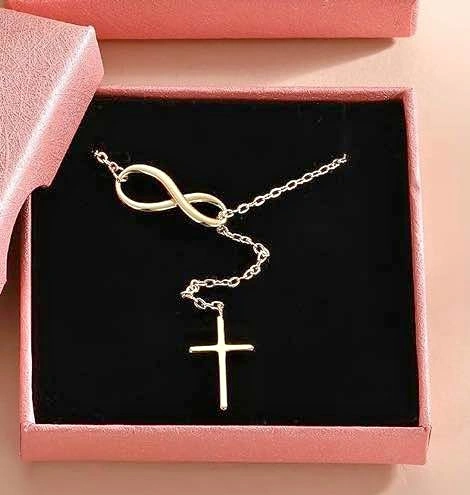 Infinity Cross Necklace ✨