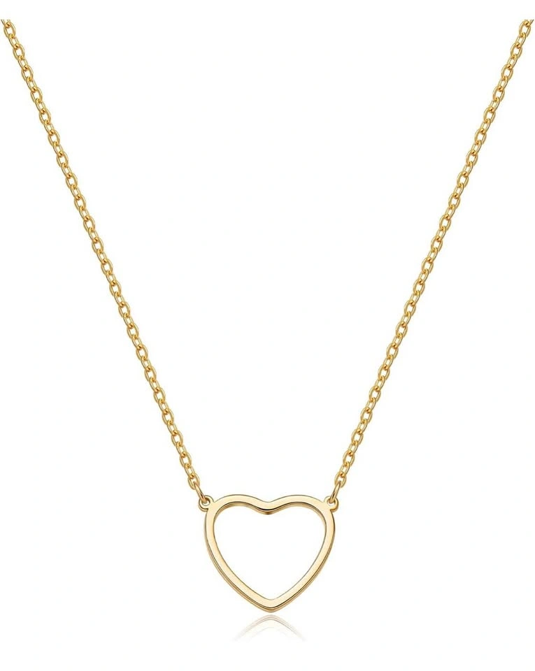 ✨ Open Heart Pendant Necklace — Minimalist Gold Everyday Jewelry - photo 4