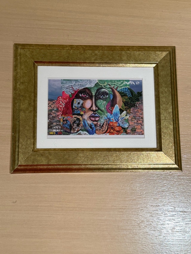 Chota 13 Comuna 13 Medellin Framed Art Print