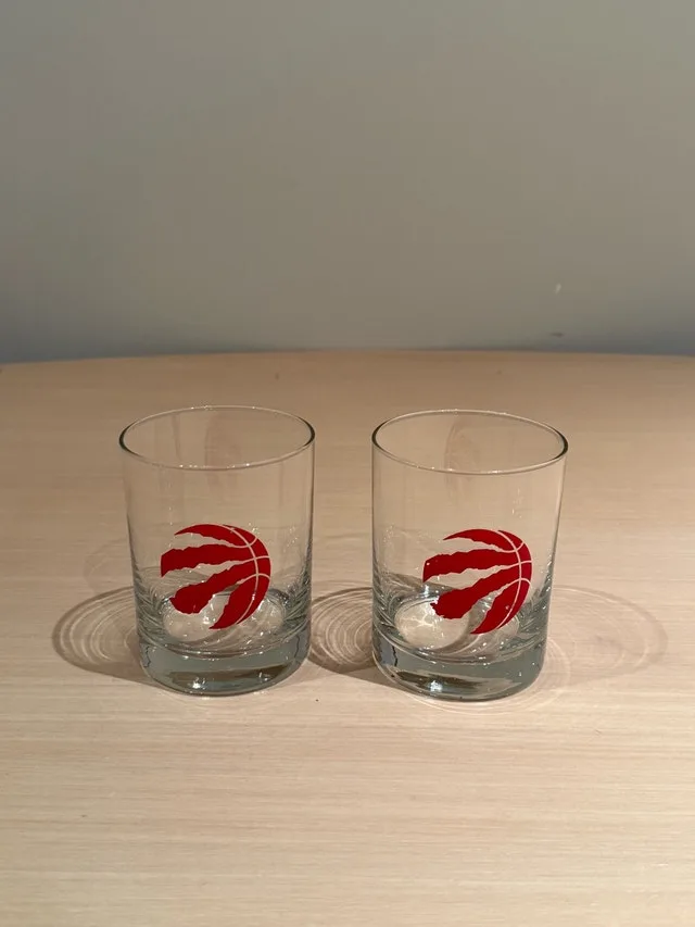 Toronto Raptors Rocks Glasses