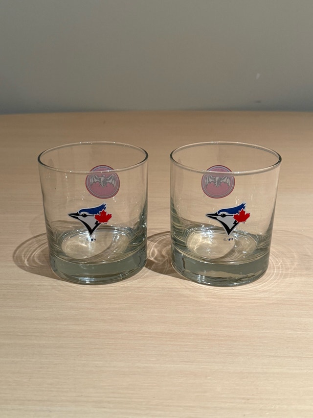 Bacardi Toronto Blue Jays Whiskey Glasses