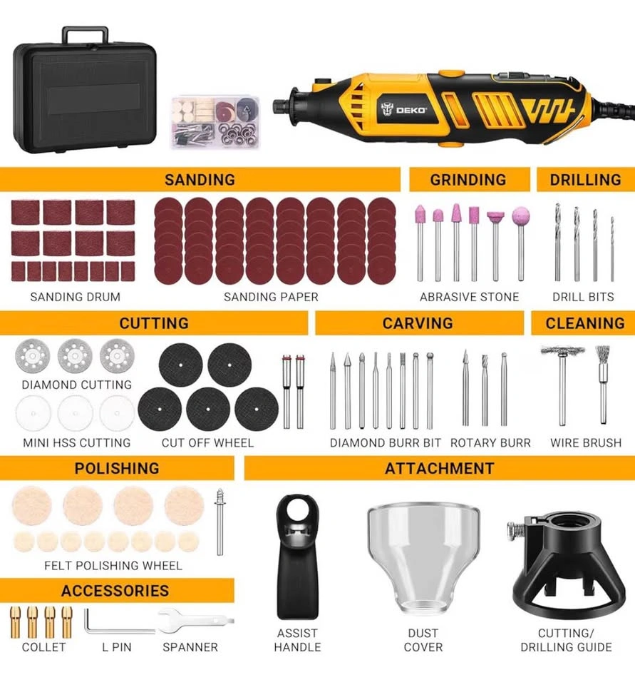 Rotary Tool Kit Deko - photo 3
