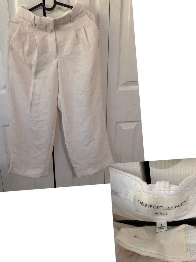 Aritzia Wilfred The Effortless Pant Size 0 – Ivory - photo 2