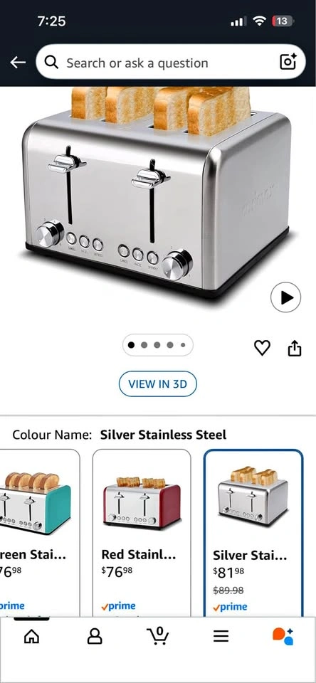 4 Slot Toaster