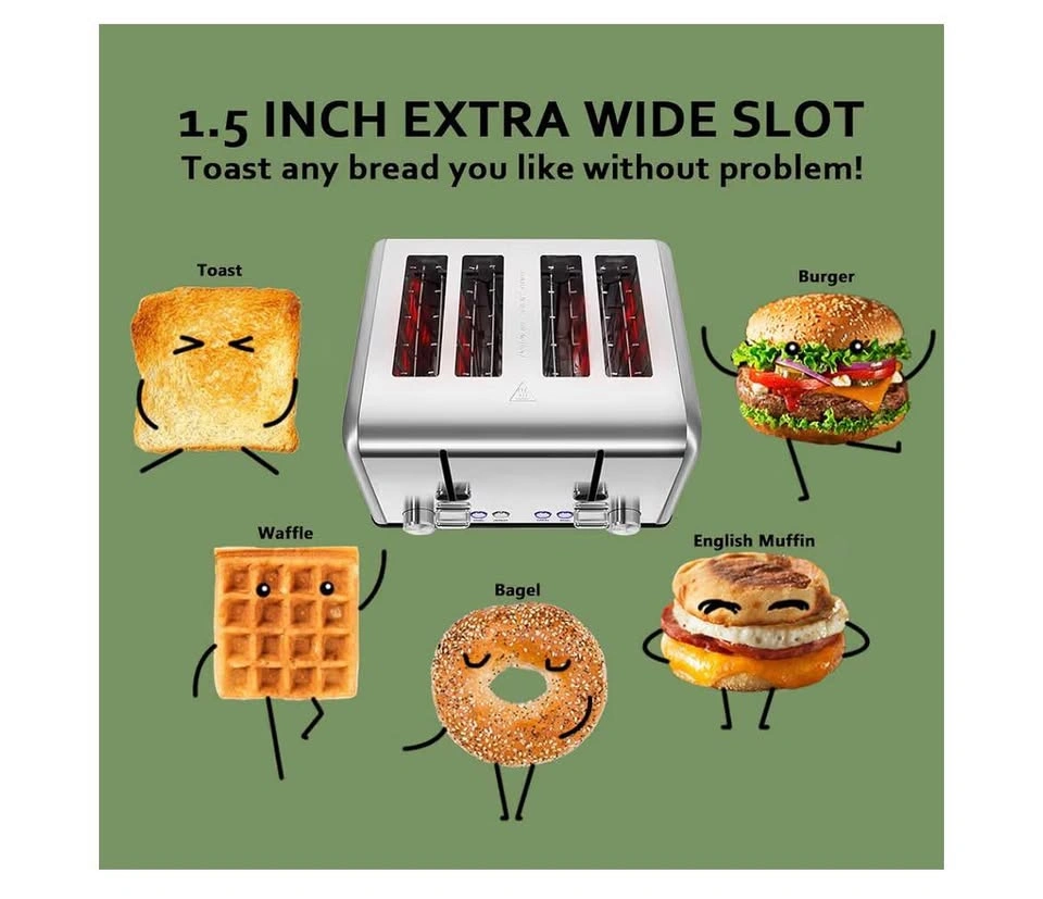 4 Slot Toaster - photo 2