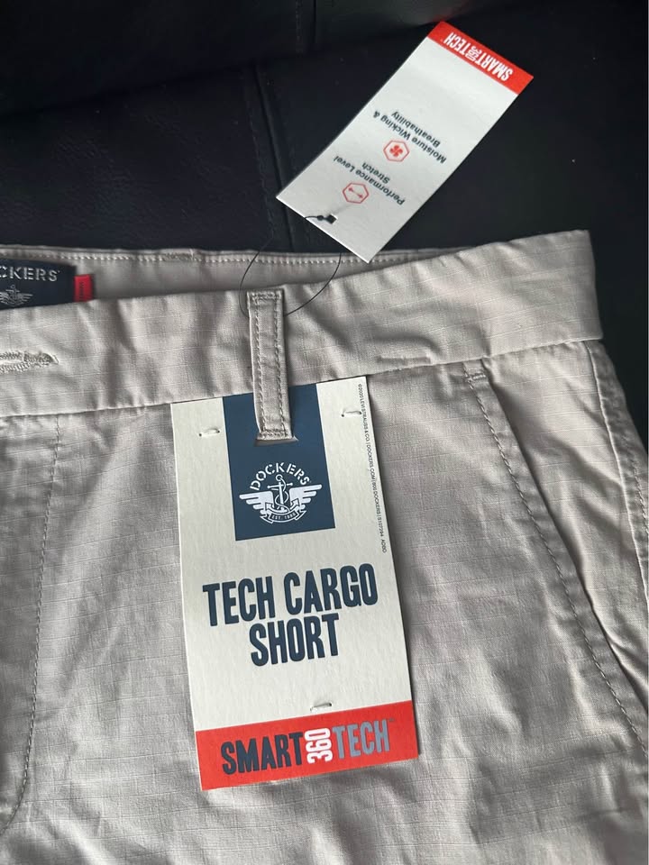 Dockers Cargo Shorts khaki size 33 NWT - photo 4