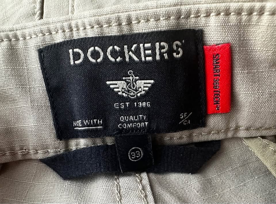 Dockers Cargo Shorts khaki size 33 NWT - photo 5