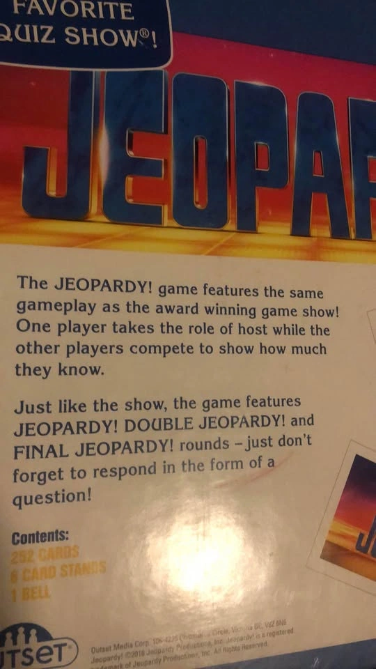 ⚽️ Jeopardy Board Game - photo 2