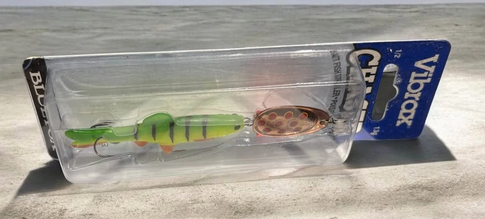 Blue Fox Vibrax Minnow Spinner Fishing Lure #3 13g - photo 3