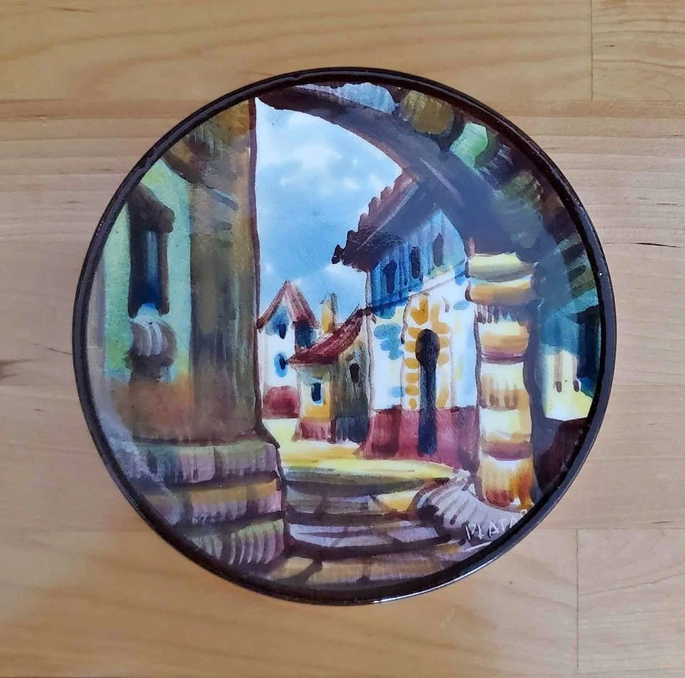 Small Handpainted Plate Decor