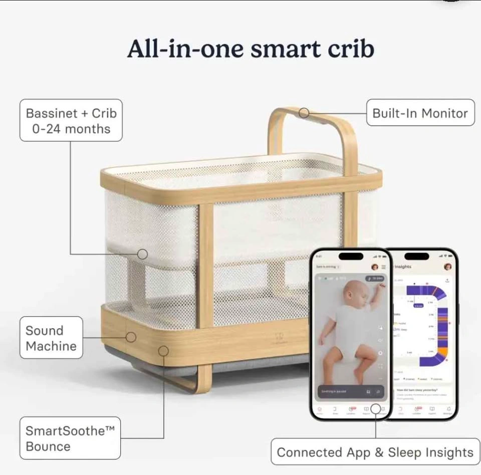 Cradlewise Smart Bassinet and Crib - photo 5