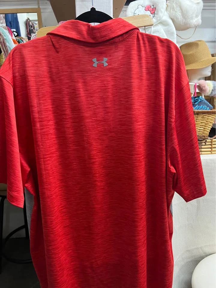 ⚽ Red golf shirt - photo 3