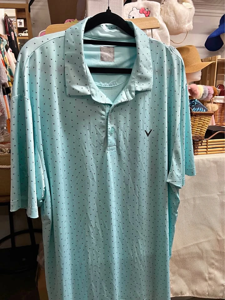 ⚽ Light Blue Golf Shirt
