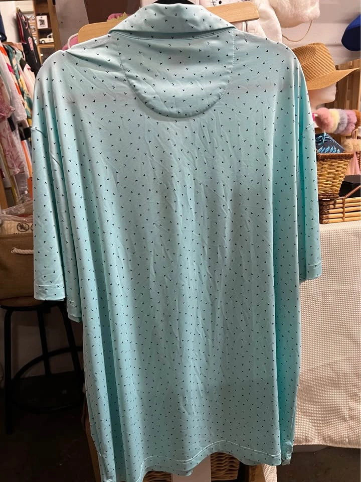 ⚽ Light Blue Golf Shirt - photo 2