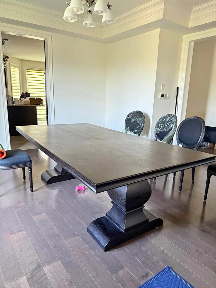 Massive Solid Wood Dining Table