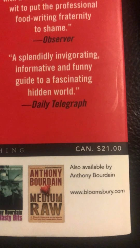 ⚽️ Kitchen Confidential by Anthony Bourdain - photo 3