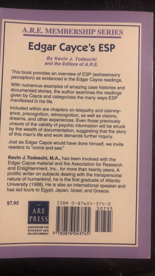 ⚽️ Edgar Cayces ESP book - photo 2