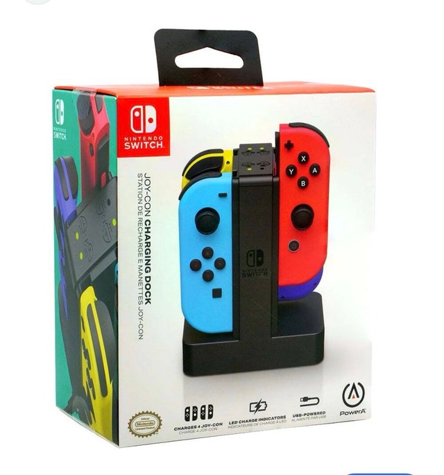 Brand New Nintendo Switch PowerA 4 Joy-Con Charging Dock