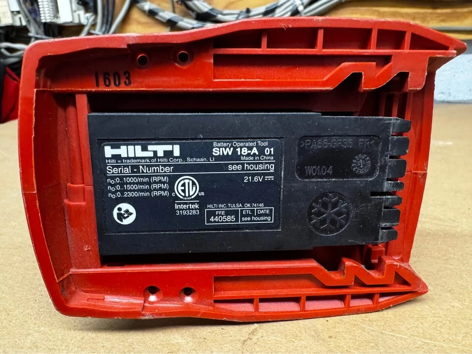HILTI 22V Cordless 3/8” Impact Wrench SIW-22A (Tool Only) - photo 3