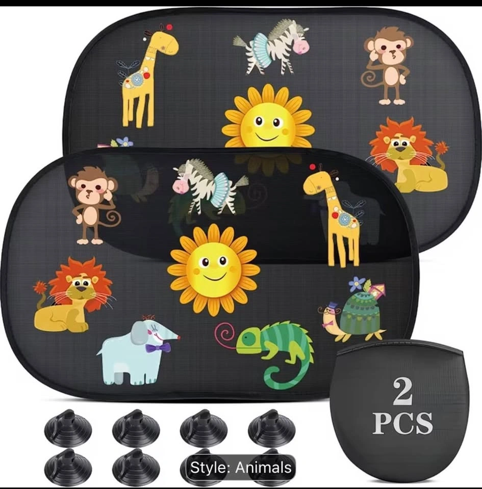 2-Pack Animal Pattern Car Window Sunshades - photo 2