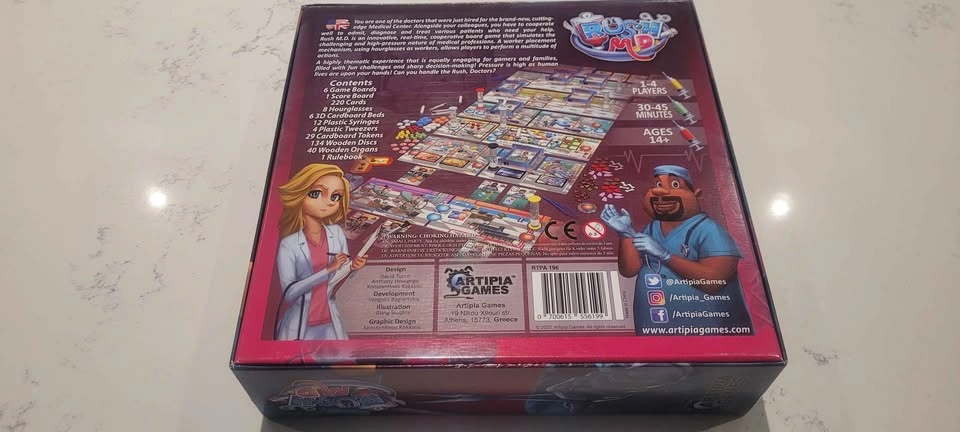 Rush MD Board Game (EUC) - photo 2