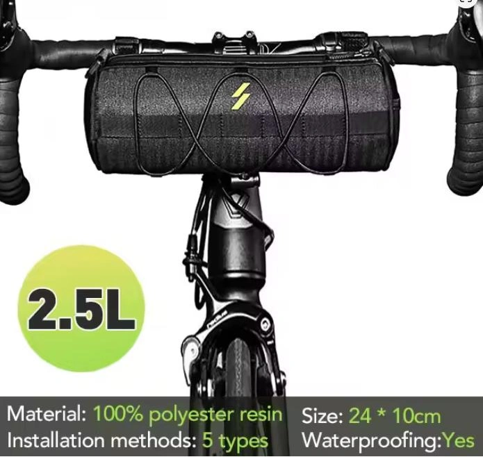 Handlebar Bag Bicycle Bag Multifunction Portable Shoulder Bag - photo 4