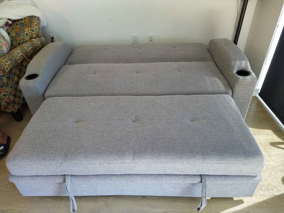 Leons Sofa Bed - Grey - photo 5