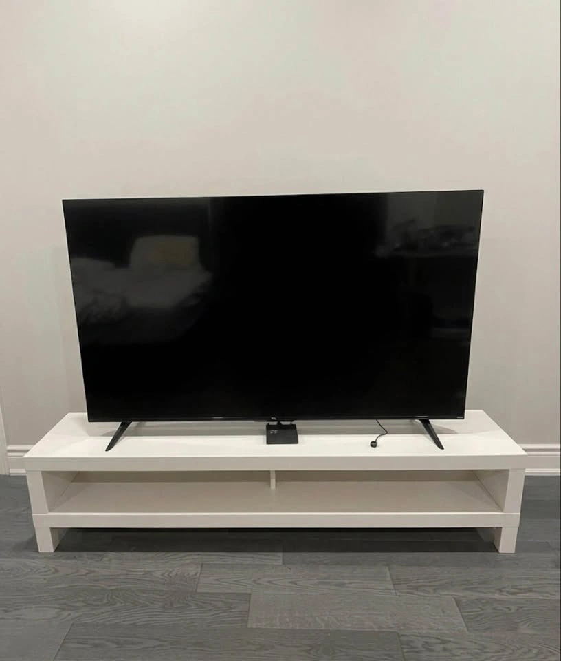 58" TCL 4K Smart TV + IKEA TV Bench Setup