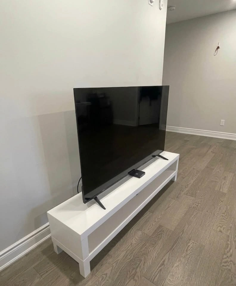 58" TCL 4K Smart TV + IKEA TV Bench Setup - photo 2