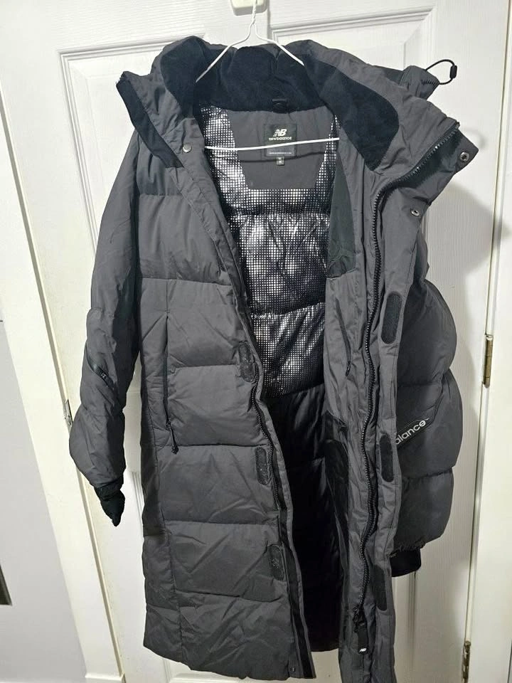 New Balance long puffer jacket