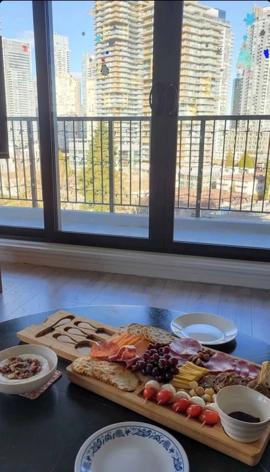 Organic Bamboo Charcuterie Board with Cheese Knife Set - photo 3