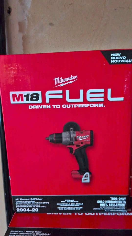 Milwaukee M18 FUEL 1/2" Hammer Drill/Driver 2904-20
