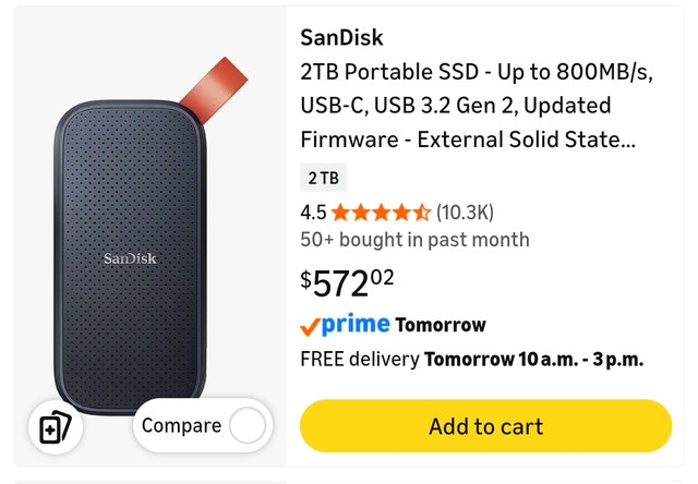 SanDisk 2TB Portable SSD - photo 2