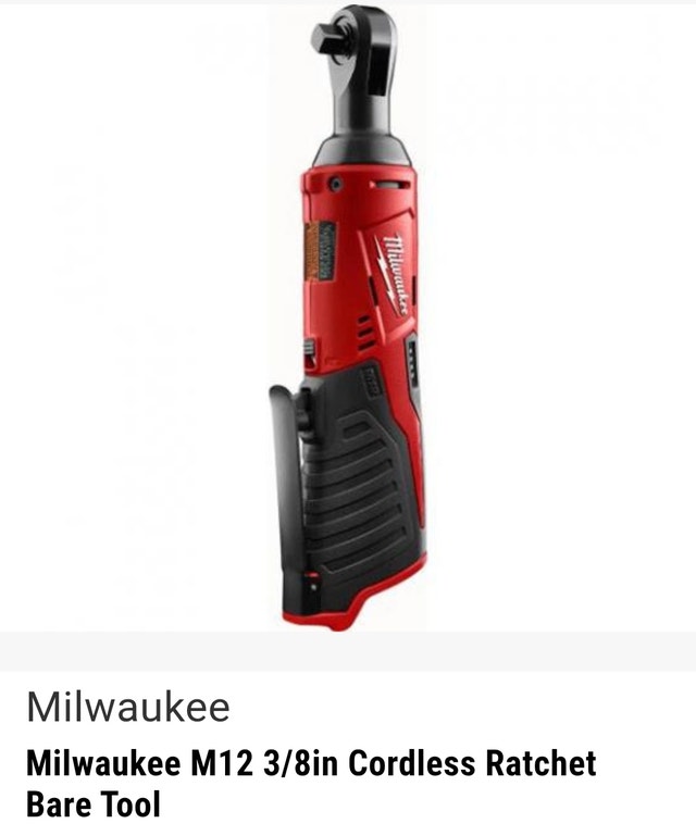 Milwaukee M12 3/8in Cordless Ratchet 2457-20