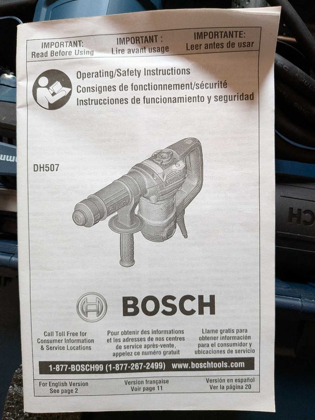 Bosch DH507 Demolition Hammer - photo 3