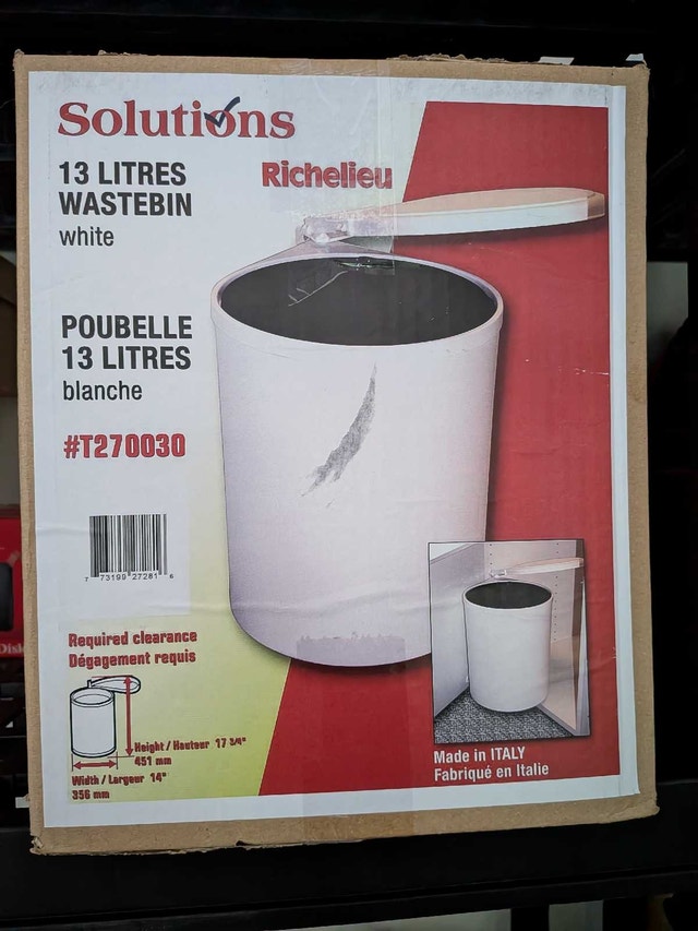 Richelieu 13 Litres Wastebin #T270030