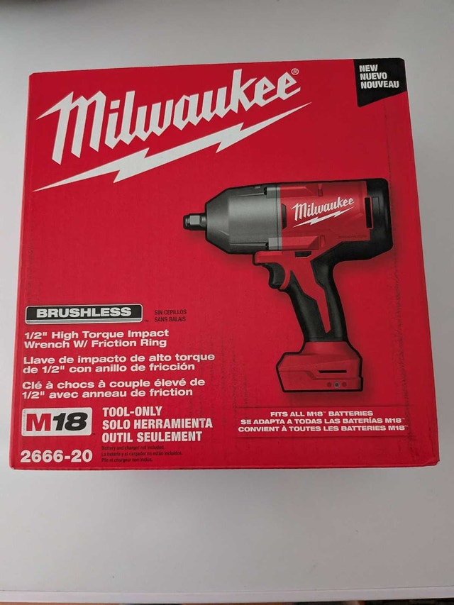 Milwaukee M18 1/2-Inch High Torque Impact Wrench 2666-20