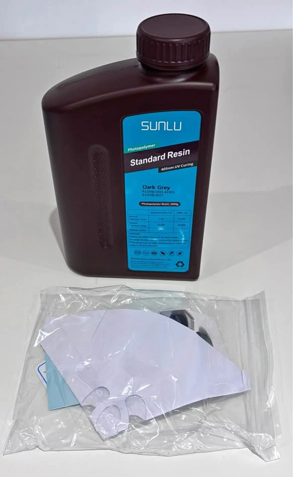 SUNLU 3D Printer Resin, Dark Grey