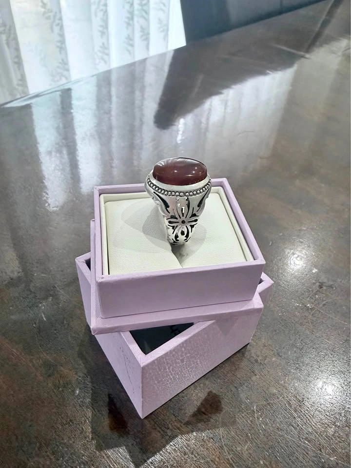 Yemeni haqeq Silver ring men