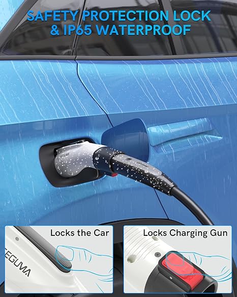 EV Charger Adapter for Tesla to J1772, Up to 60A 250V, IP65 - photo 3
