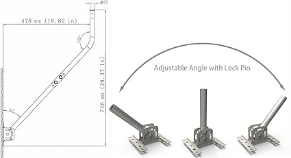 Outdoor Digital Amplified HDTV Antenna, 360° Rotating, Remote - photo 4