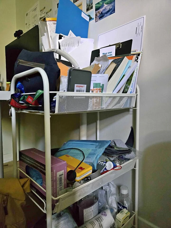 Ikea book rack/cart
