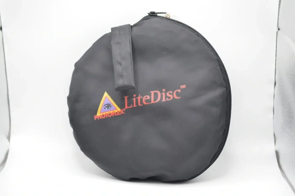 Photoflex Collapsible LiteDisc 12.75” reflector — Soft Gold / Wh - photo 2