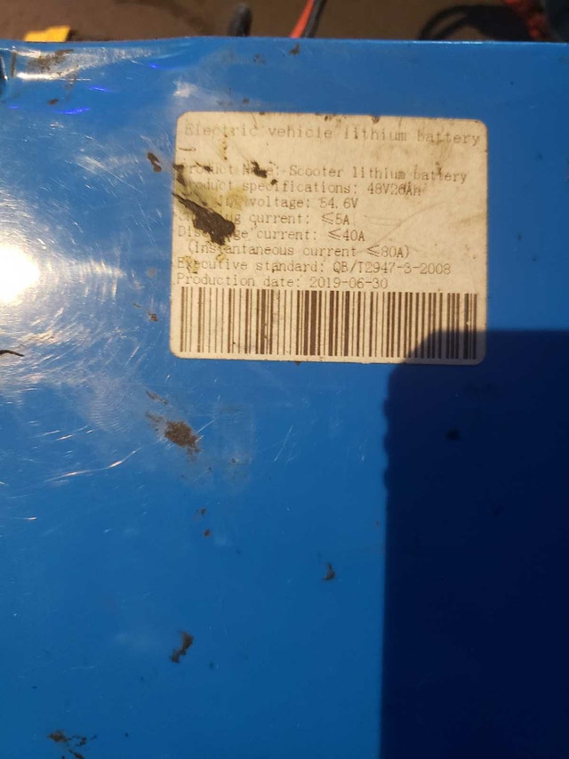48v 20amp scooter battery - photo 2