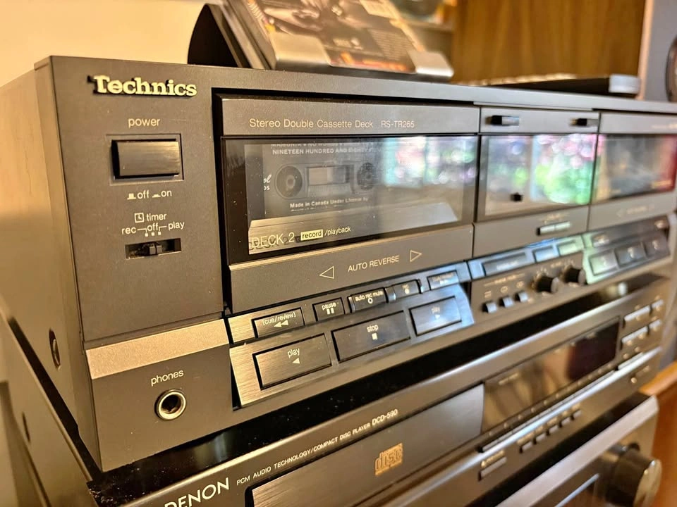 Vintage Technics RS-TR265 Stereo Double Cassette Deck