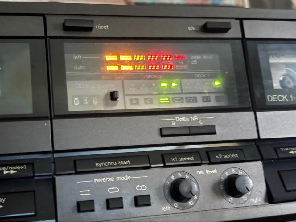 Vintage Technics RS-TR265 Stereo Double Cassette Deck - photo 2