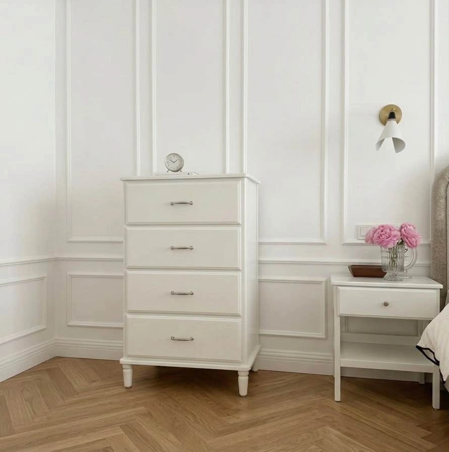 Elegant French-Style 4-Drawer Dresser - Compact & Chic - photo 3
