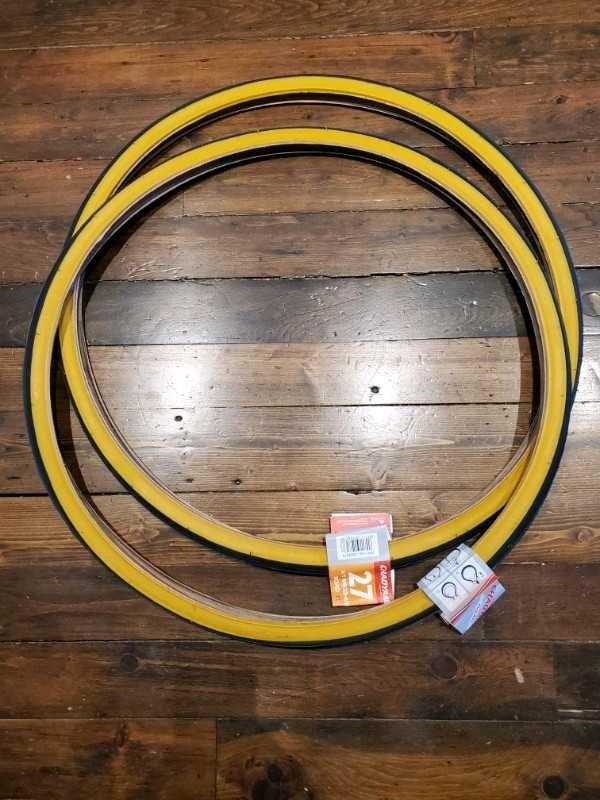 brand new 27 x 1 1/4 road bike tires