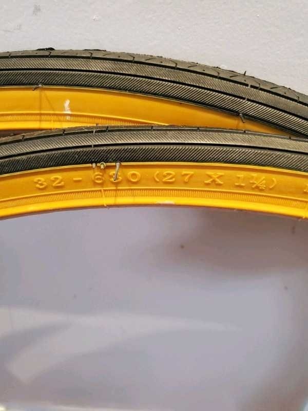 brand new 27 x 1 1/4 road bike tires - photo 2