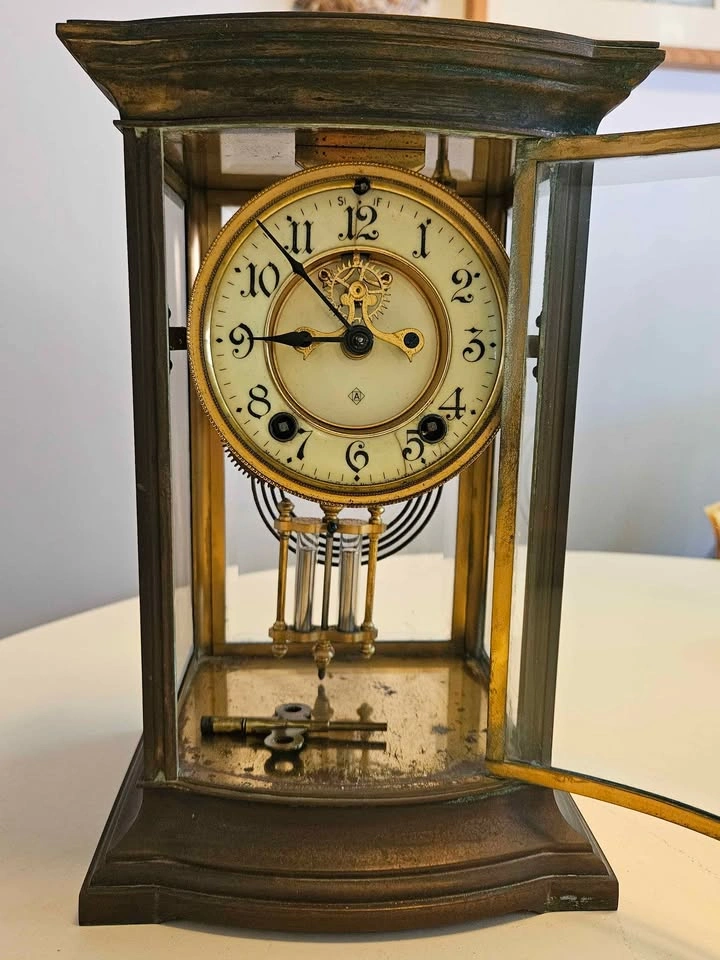 Antique Ansonia Mantle Clock - photo 3